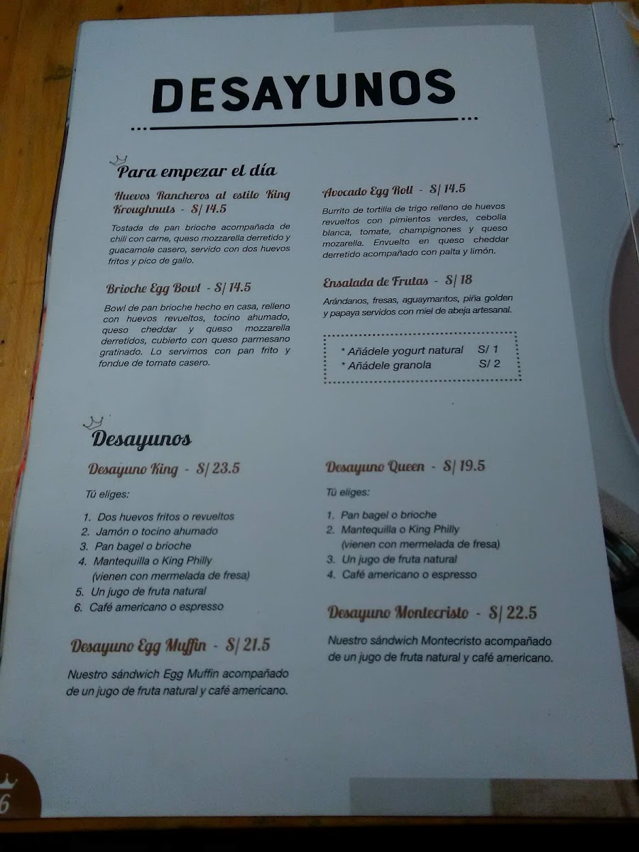 Menu King Kronuts Cafe-7